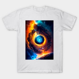 Black Hole Yellow T-Shirt